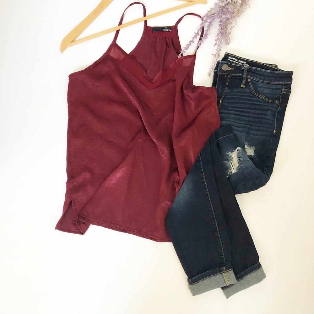 🌿Maroon Tank Top size Medium🌿